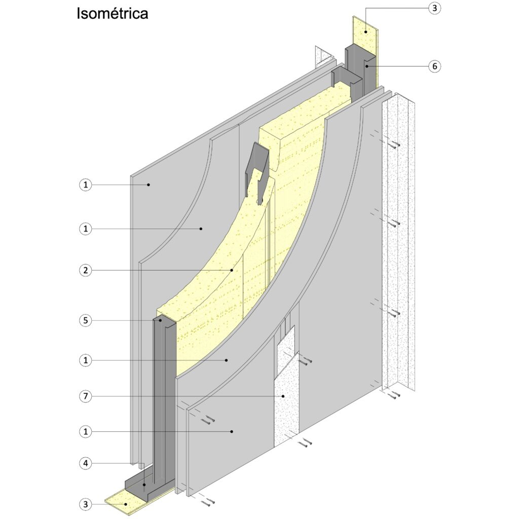 AC60-SCV24 Tabique Interior Acústico ZigZag 1002299