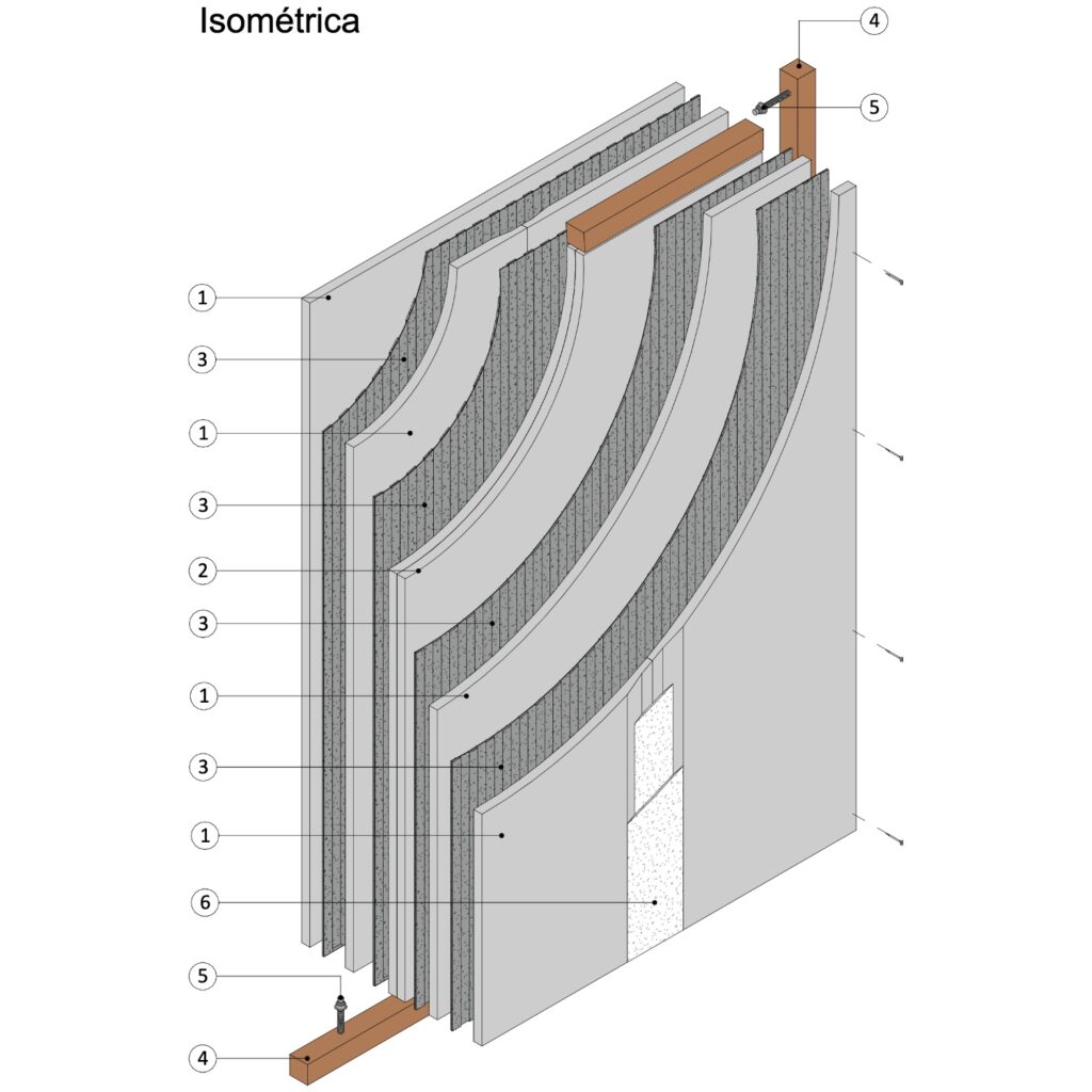I120-SCV5 Tabique Interior Duplex Doble Laminado 448741