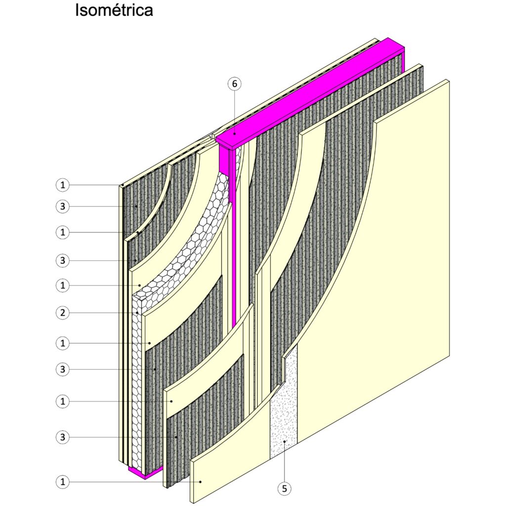 I180-SCV4 Tabique Interior Volcopanel PE 1374363