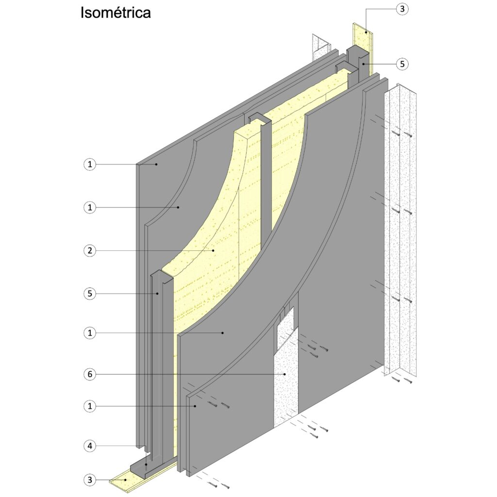 IN120-SCV15 Tabique Interior 1244911