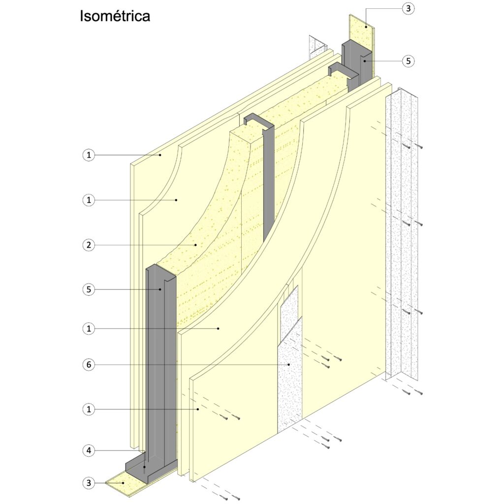 IN120-SCV16 Tabique Interior 1350139