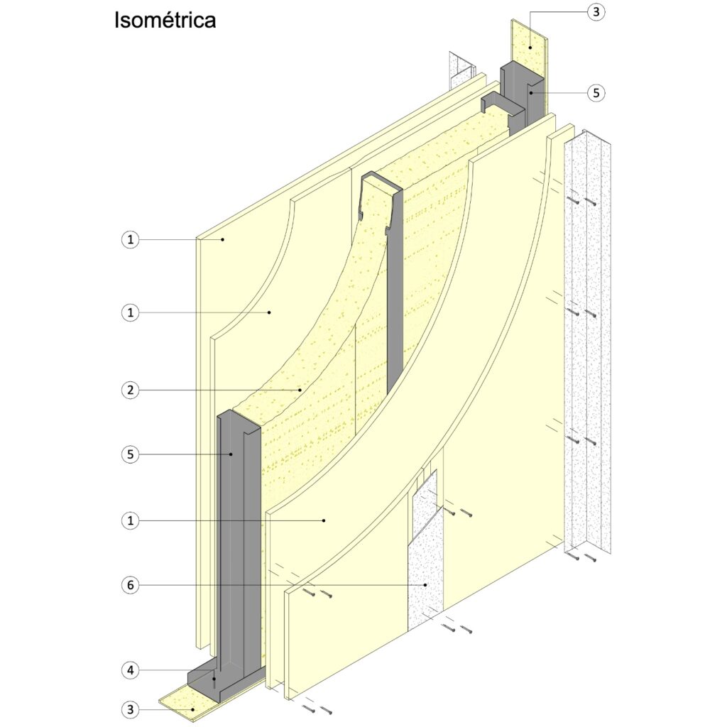 IN120-SCV18 Tabique Interior Seco Seco 1374640