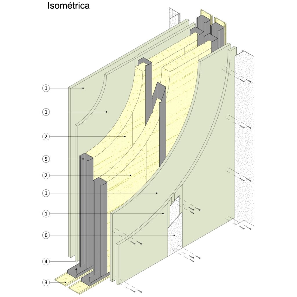 IN120-SCV22 Tabique Interior Acústico 2062651